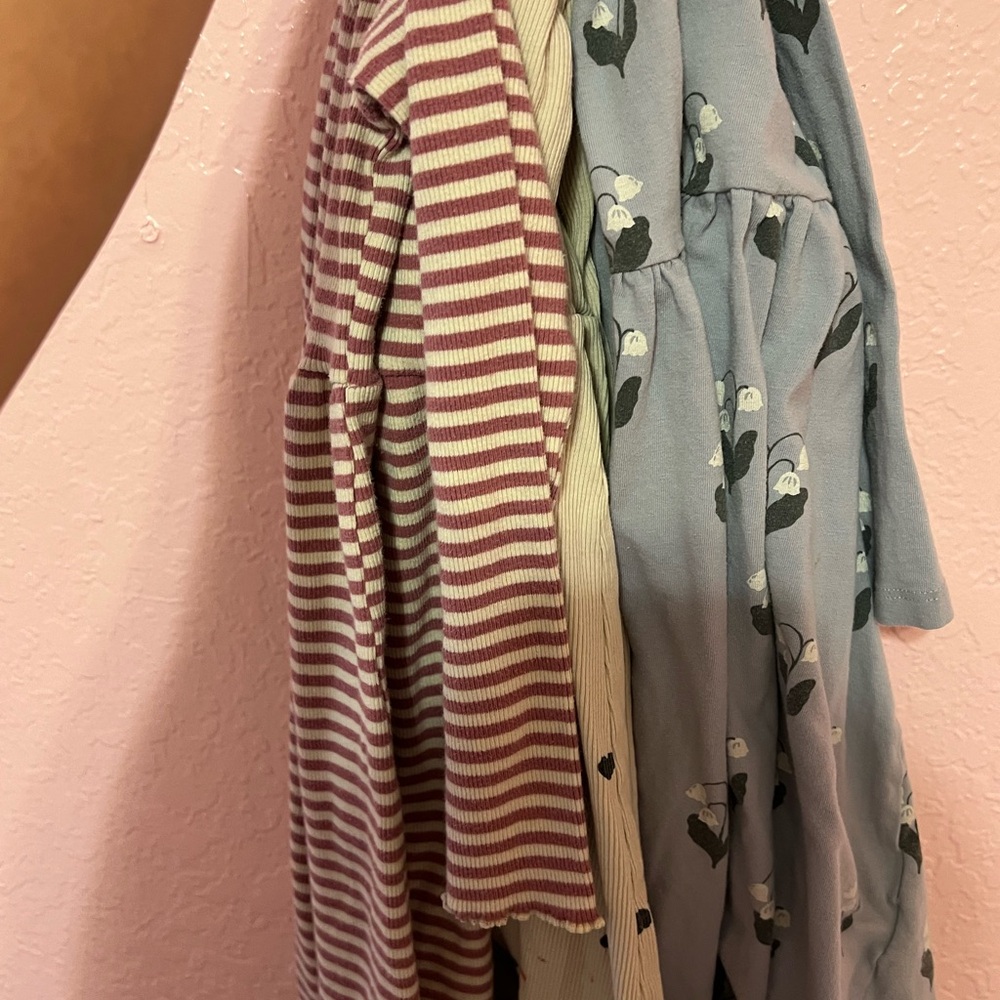 H&M Kids Dresses - Striped Red and Floral Blue